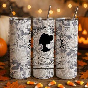 Floral Insulated Lady Whistledown Tumbler with Straw